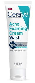 CeraVe Acne Foaming Cream Wash 10% Benzoyle Peroxide Acne Treatment