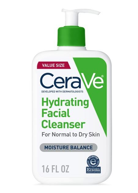 CeraVe Hydrating Facial Cleanser for Normal to Dry Skin